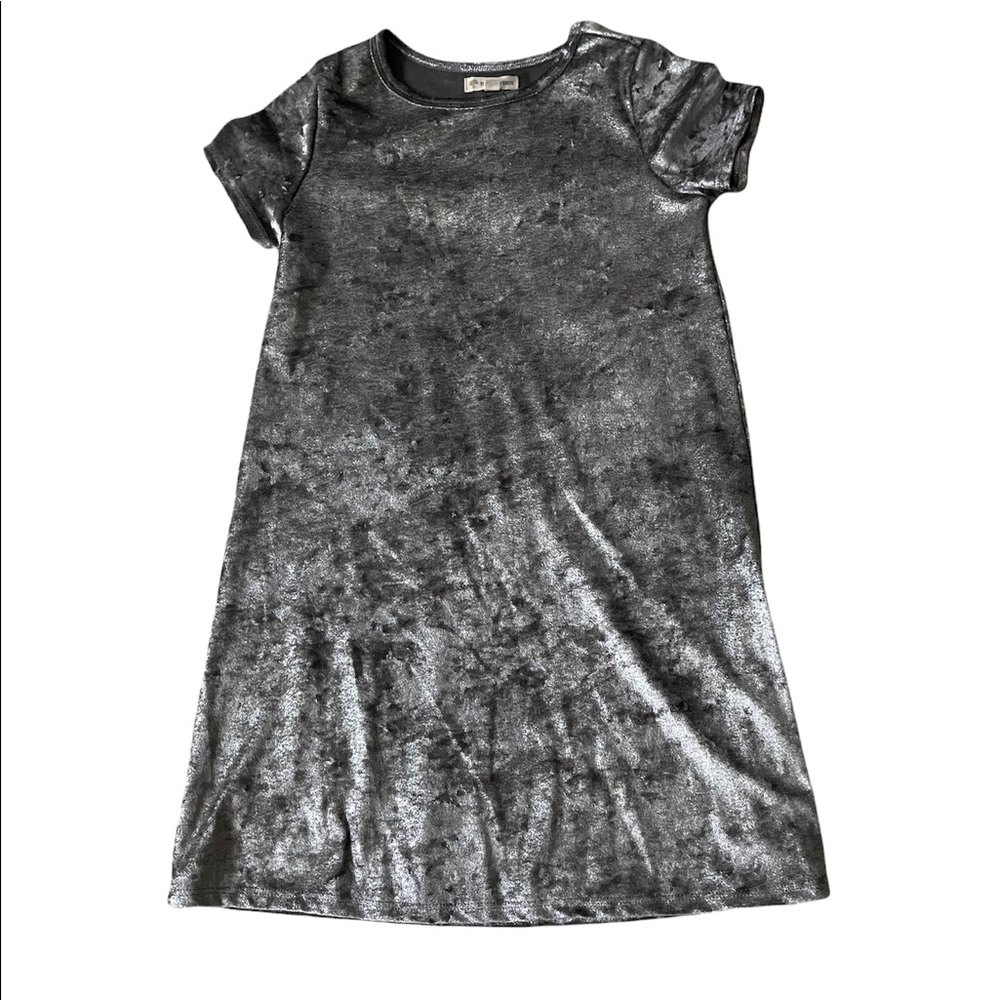 TUCKER + TATE metallic velvet dress